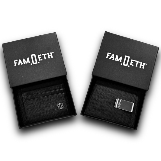 FAM.O.ETH™ Top Grain Leather Card Holder